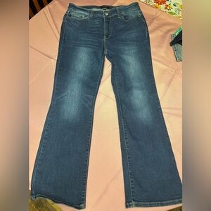 Judy Blue Medium Blue Wide Leg Jeans